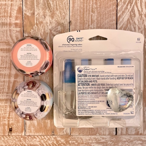 🌱Febreze Dual Plug Refills & 2 Candles 🌱 NWT - Picture 7 of 11